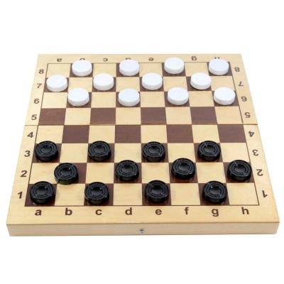 Игра настольная Шашки 64 клетки Десятое королевство 02862 1